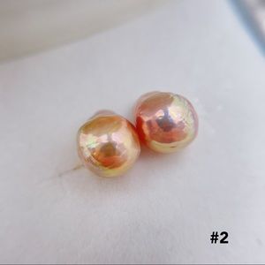 10-12mm Genuine Edison Pearl Studs